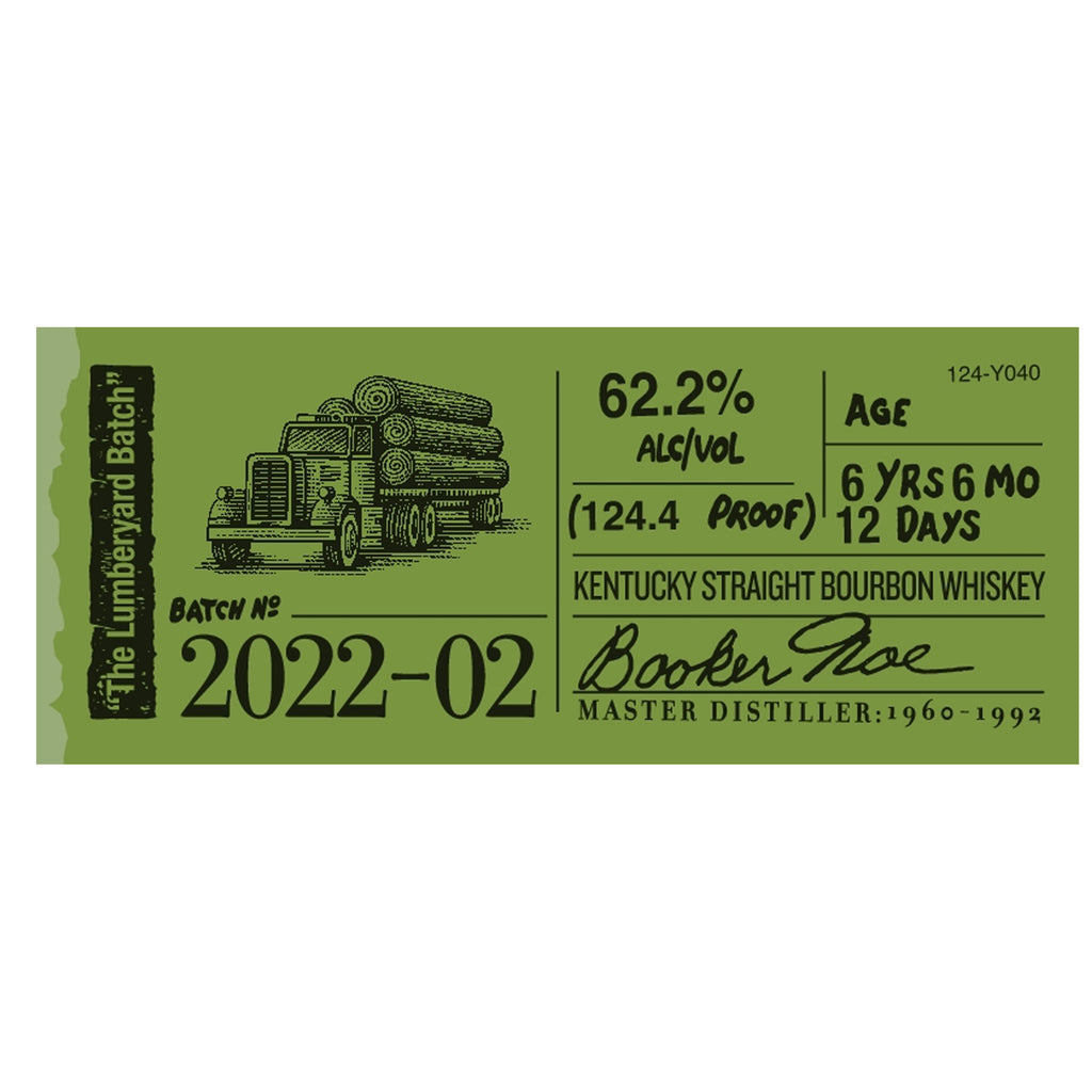 Booker's 202202 "The Lumberyard Batch" Bourbon Whiskey Chips Liquor