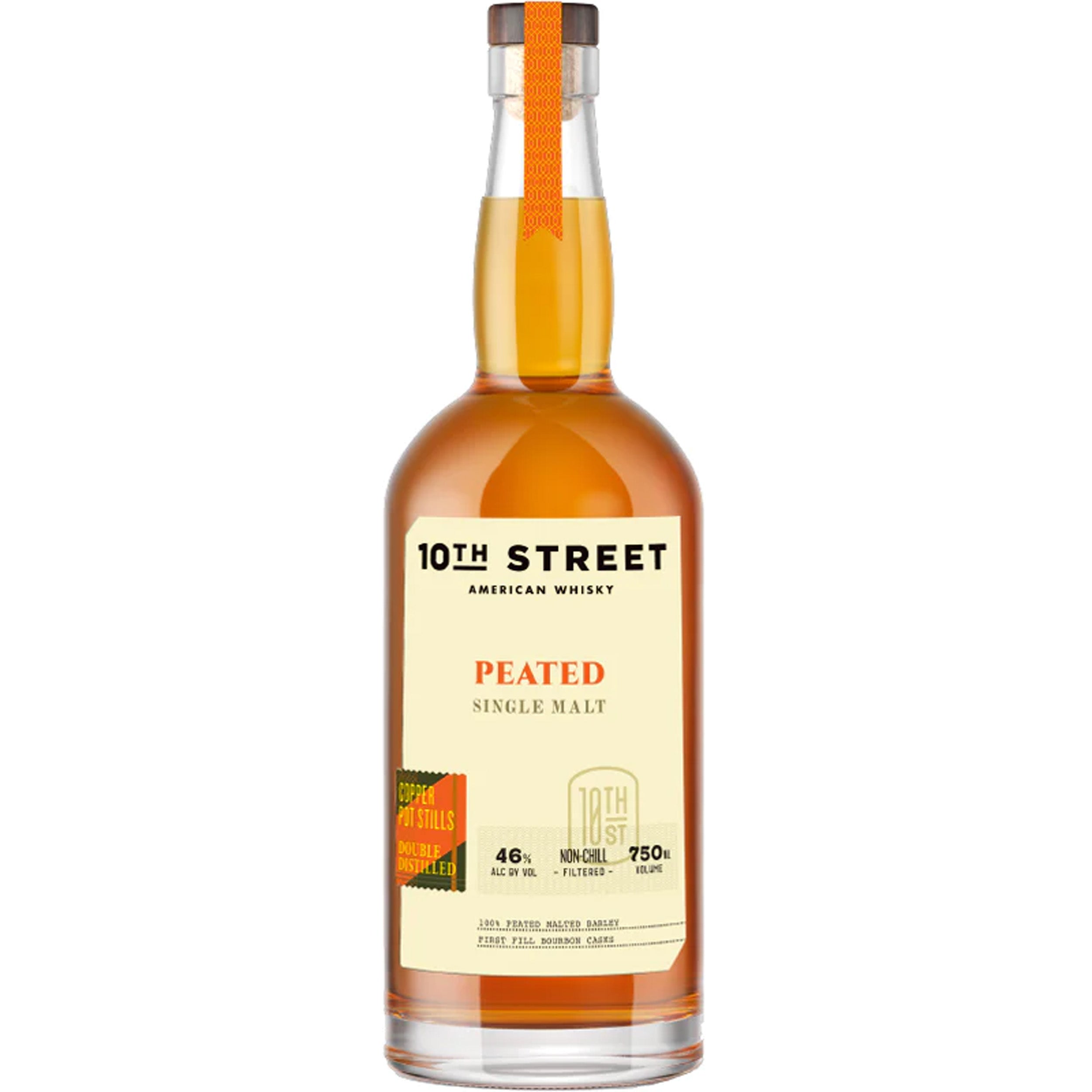 10th Street 'Peated' Single Malt American Whiskey