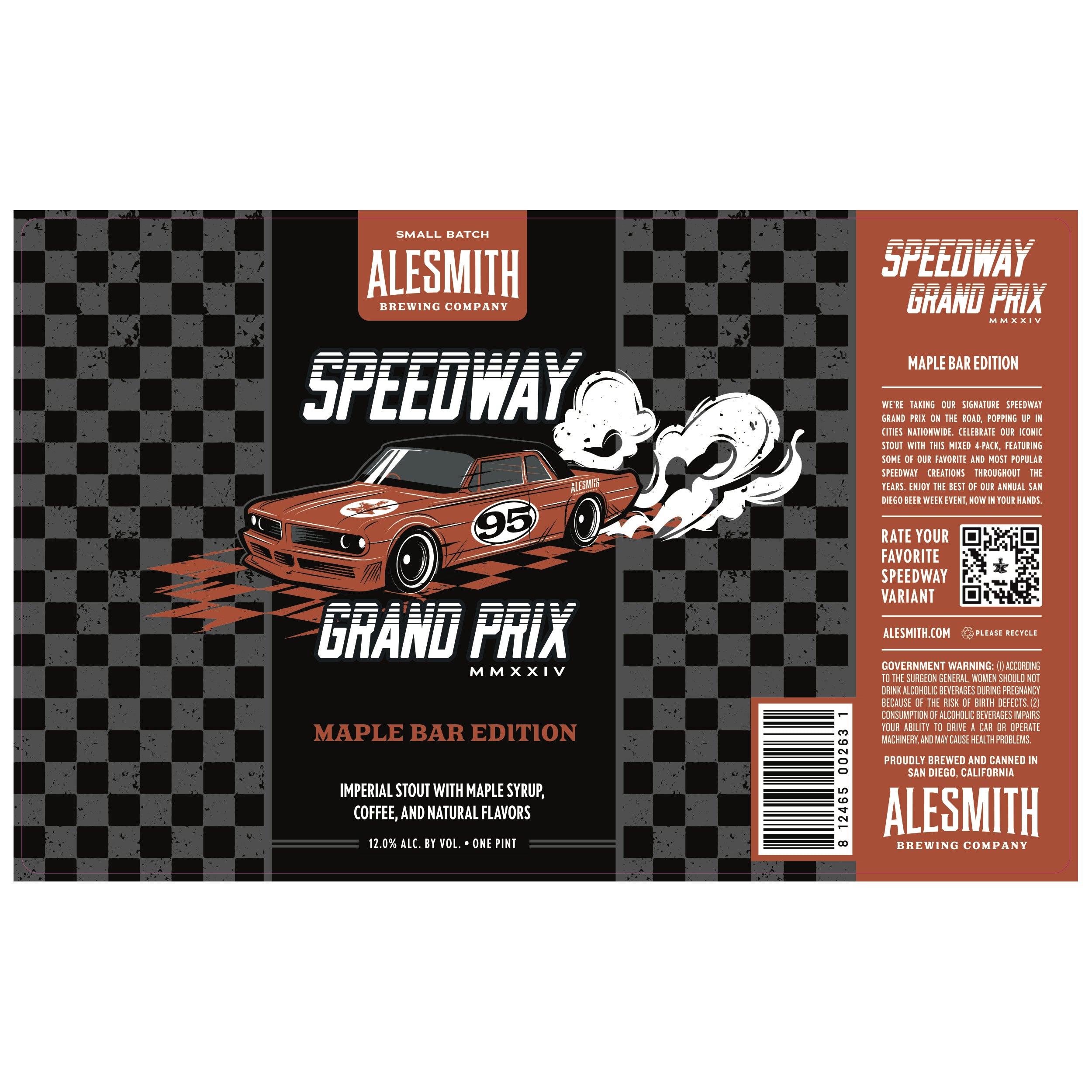 Alesmith Brewing Speedway Grand Prix Maple Bar Edition