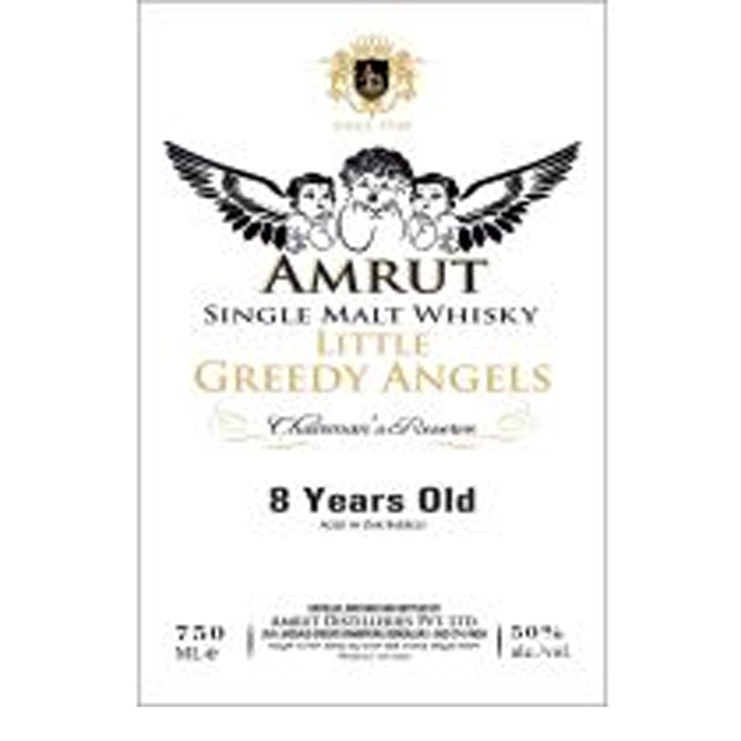 Amrut 8 Years Old Little Greedy Angels Chairman's Reserve Single Malt Whisky
