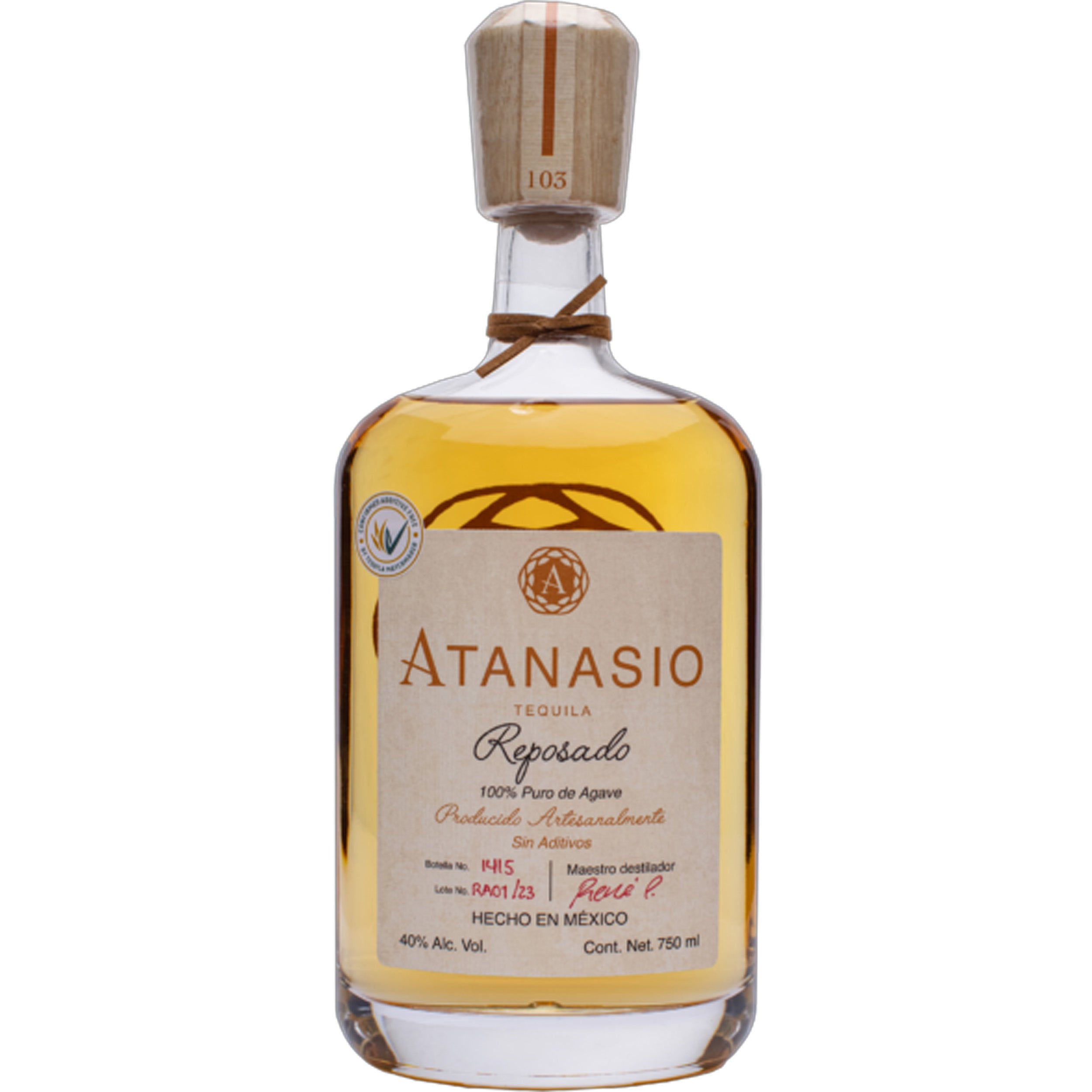 Tequila Atanasio Artisanal Reposado Tequila