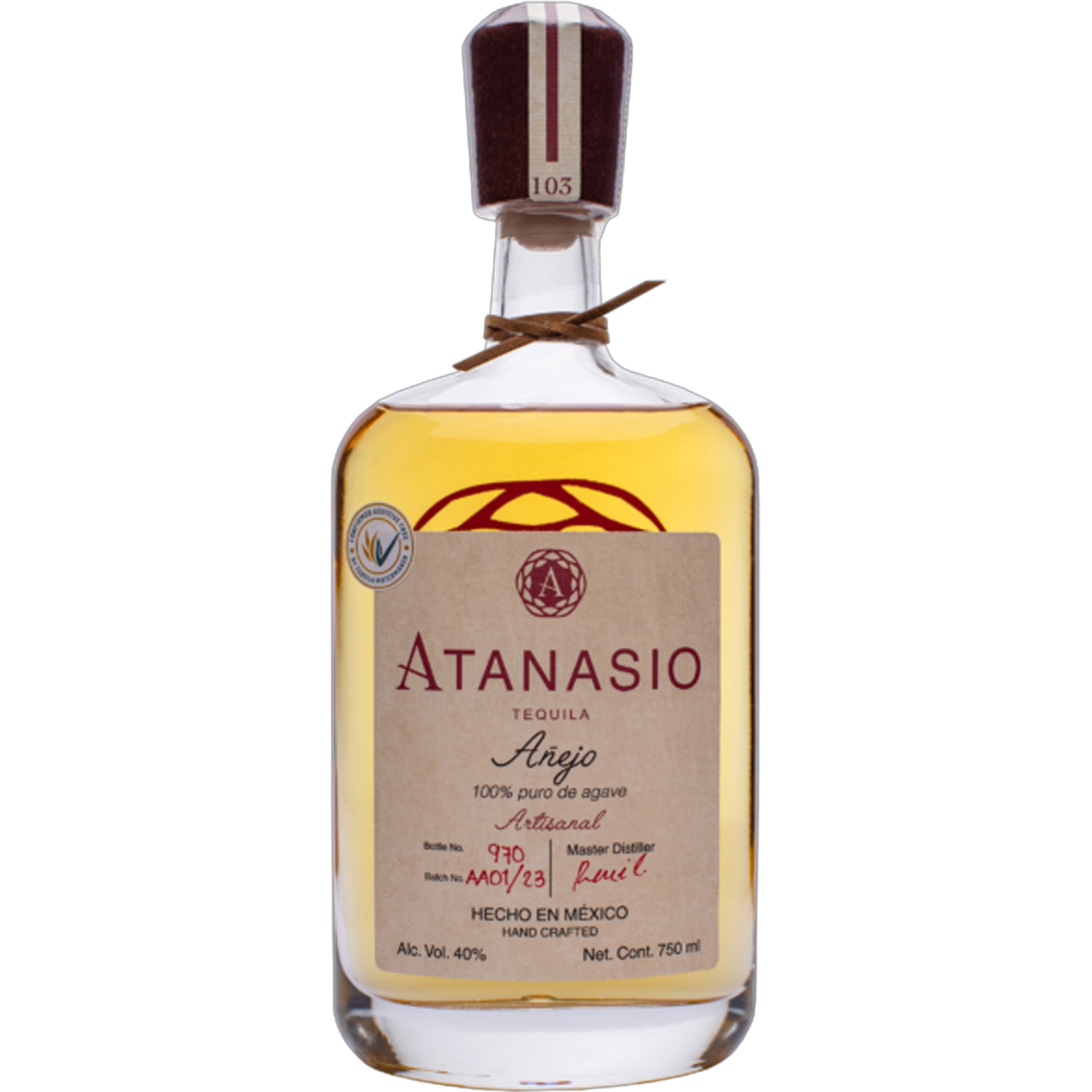 Tequila Atanasio Artesanal Anejo Tequila