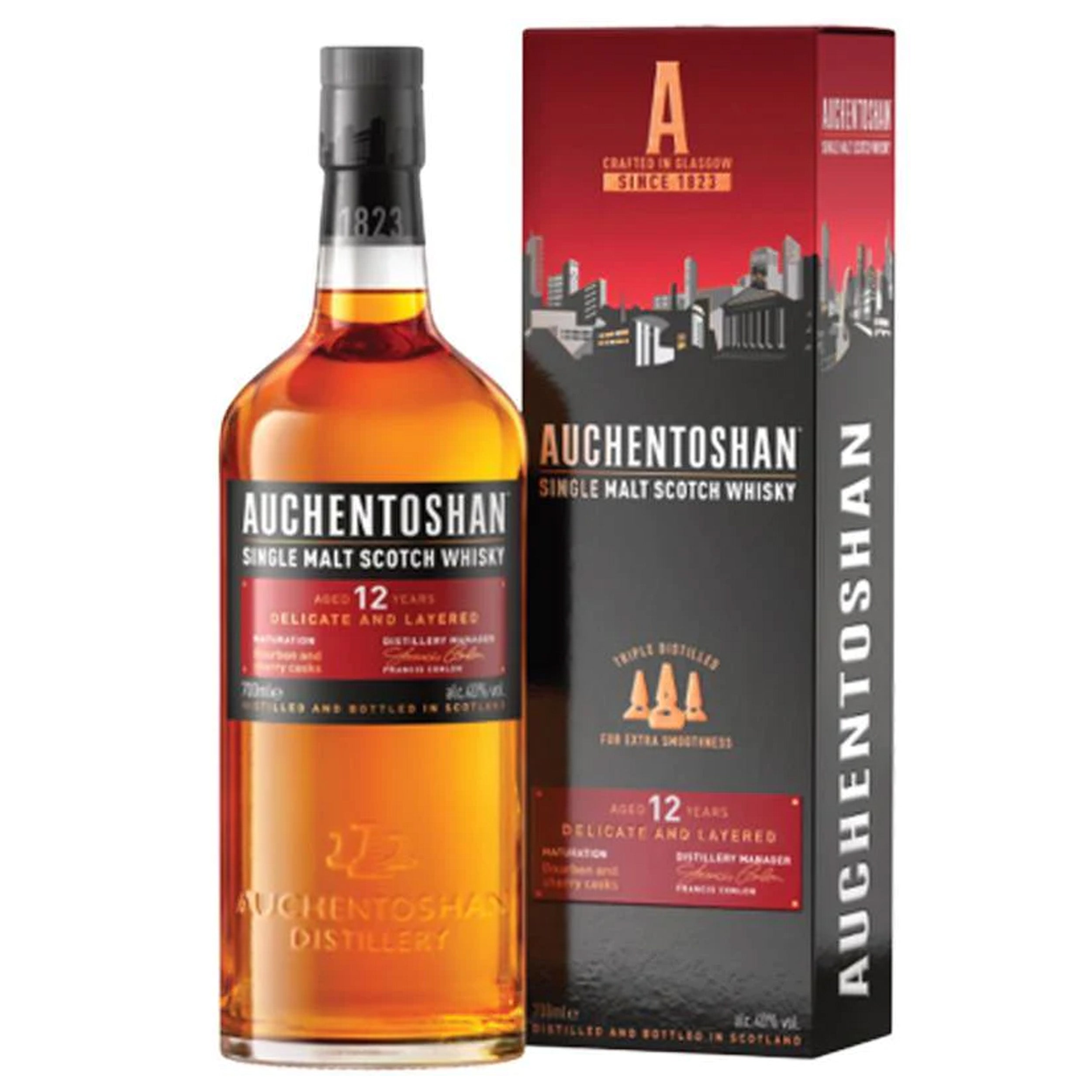 Auchentoshan 12 Year Old Scotch Whisky