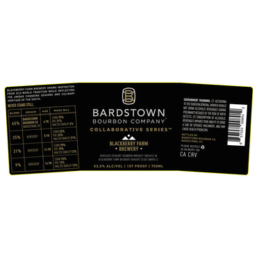 Bardstown Bourbon Company Collaborative Series Blackberry Farm Brewery