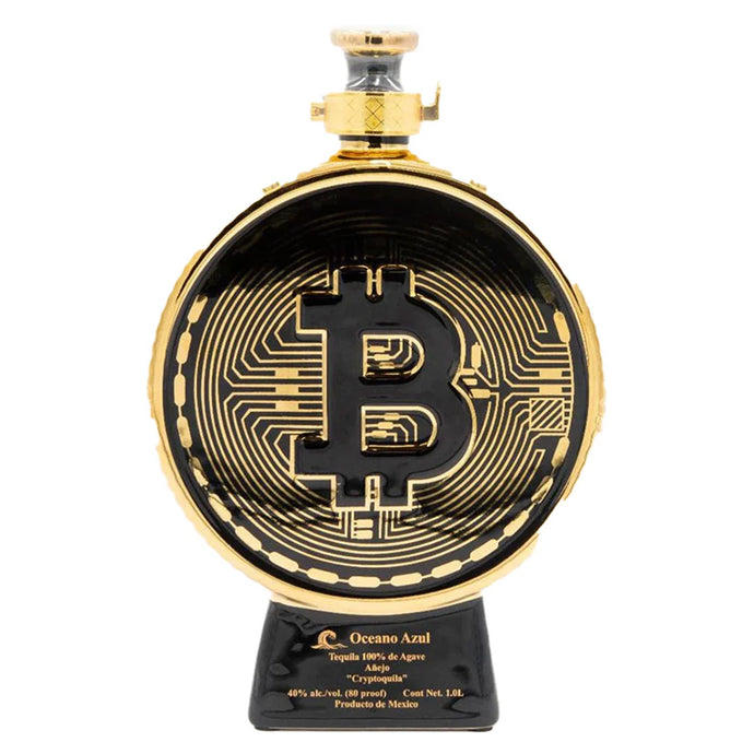 Oceano Azul Bitcoin Cryptoquila Anejo Tequila