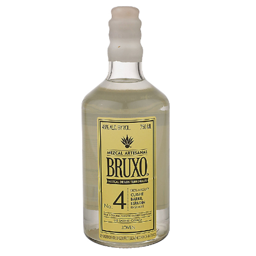 Bruxo Mezcal Artesanal Joven No. 4 Cuishe Barril Espadin