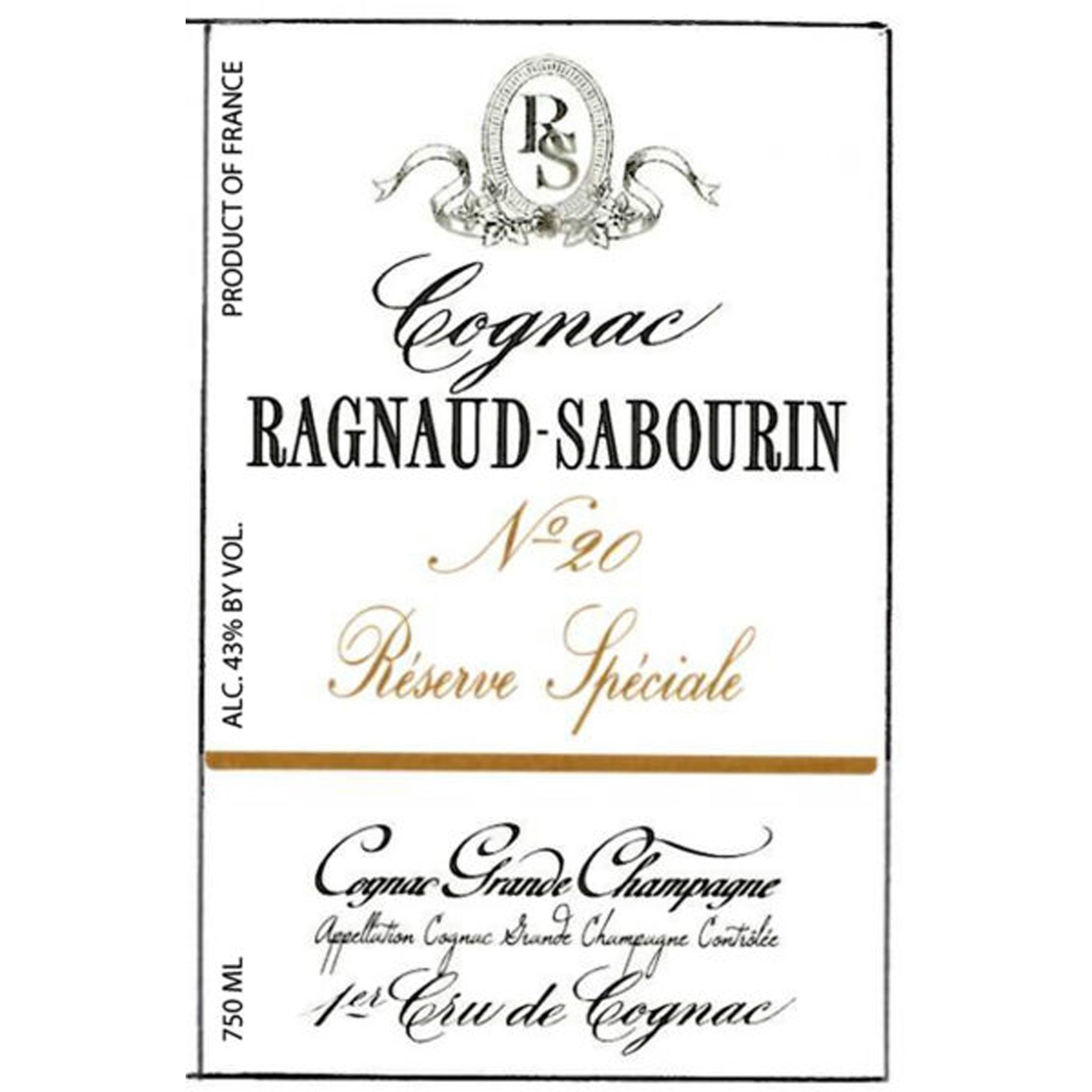 Cognac Ragnaud-Sabourin Reserve Speciale Ndeg20