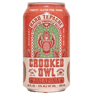 Crooked Owl Jalapiña Hard Tepache (6-Pack)