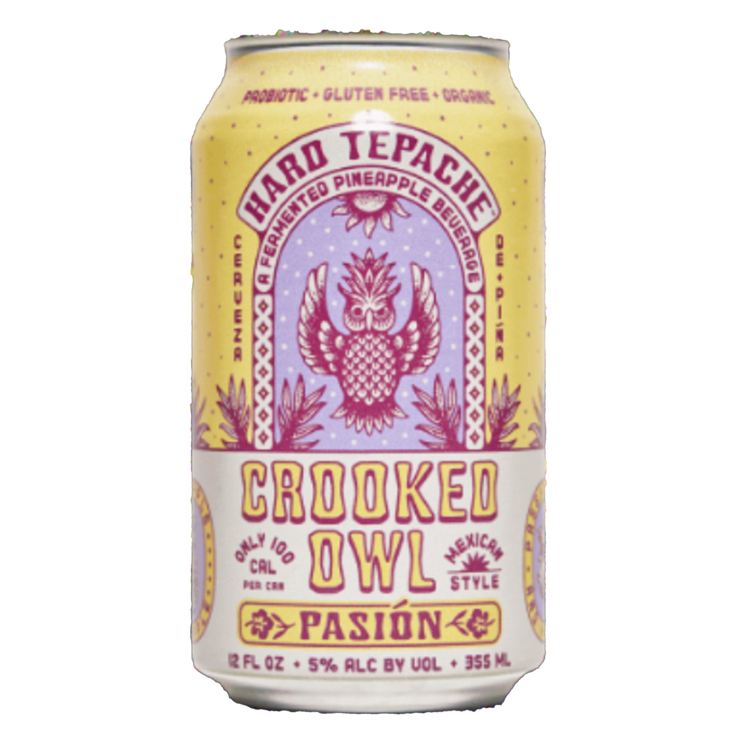 Crooked Owl Pasión Hard Tepache (6-Pack)