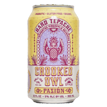 Crooked Owl Pasión Hard Tepache (6-Pack)