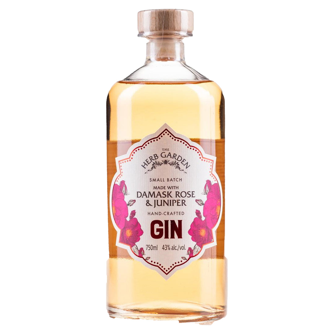 The Herb Garden Damask &amp; Juniper Rose Gin