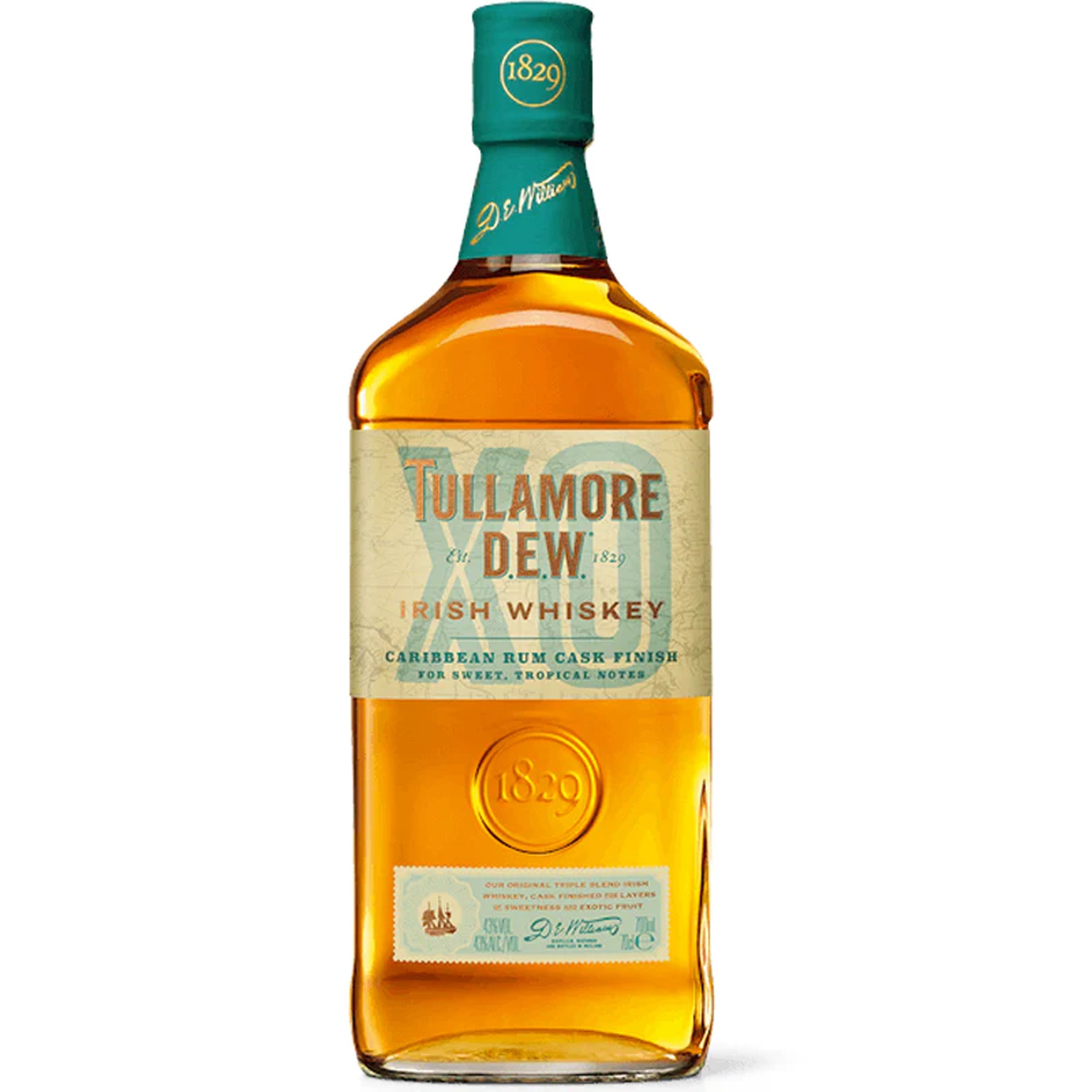 Finish Rum Tullamore Liquor Whiskey Dew XO – Chips Caribbean Irish Cask