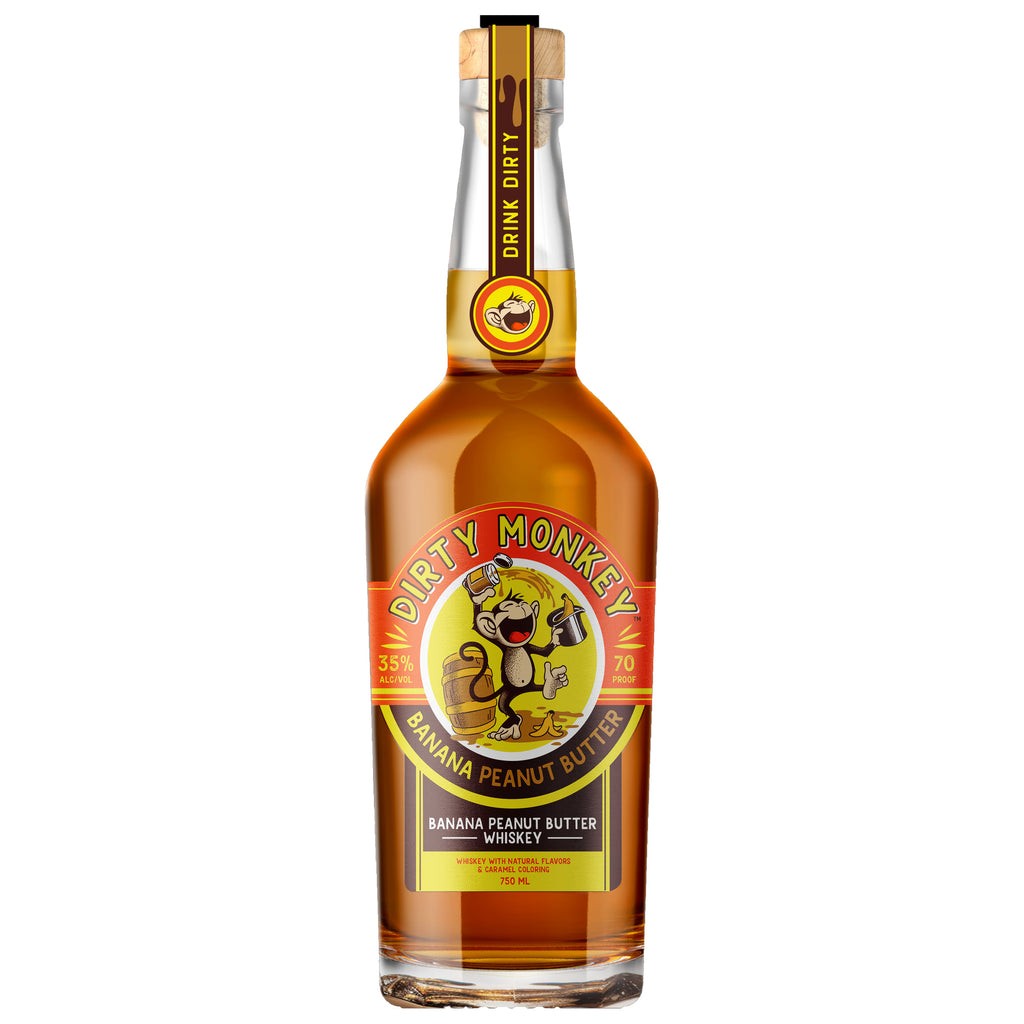 Dirty Monkey Banana Peanut Butter Whiskey – Chips Liquor