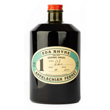 Eda Rhyne Distillery Appalachian Fernet Original Amaro Herbal Liqueur