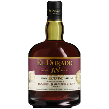 El Dorado 18 Year Bourbon and Oloroso Cask Finish Rum