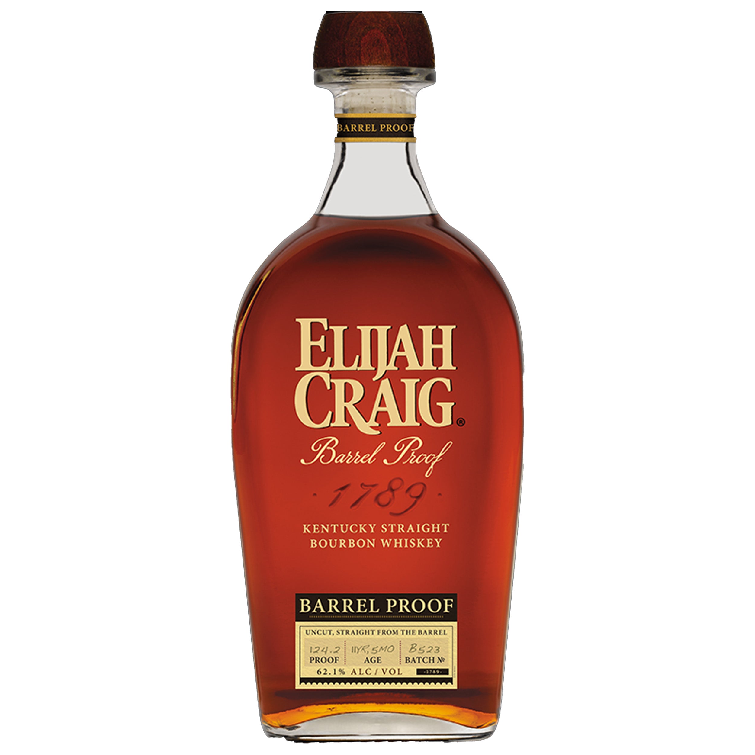 Elijah Craig Barrel Proof Bourbon Whiskey Batch B523