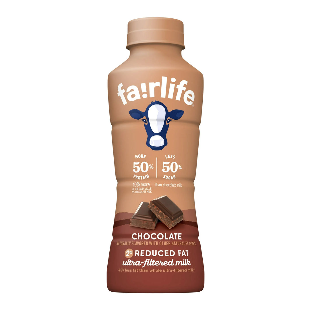 Fairlife Low Fat, Ultra-Filtered Milk, Rich Chocolate Flavor, All Natural Flavors (Packaging May Vary), 14 fl oz (Pack of 12)