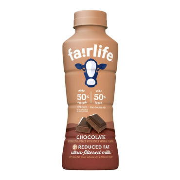 Product - Fairlife Low Fat, Ultra-Filtered Milk, Rich Chocolate Flavor, All Natural Flavors (Packaging May Vary), 14 fl oz (Pack of 12)