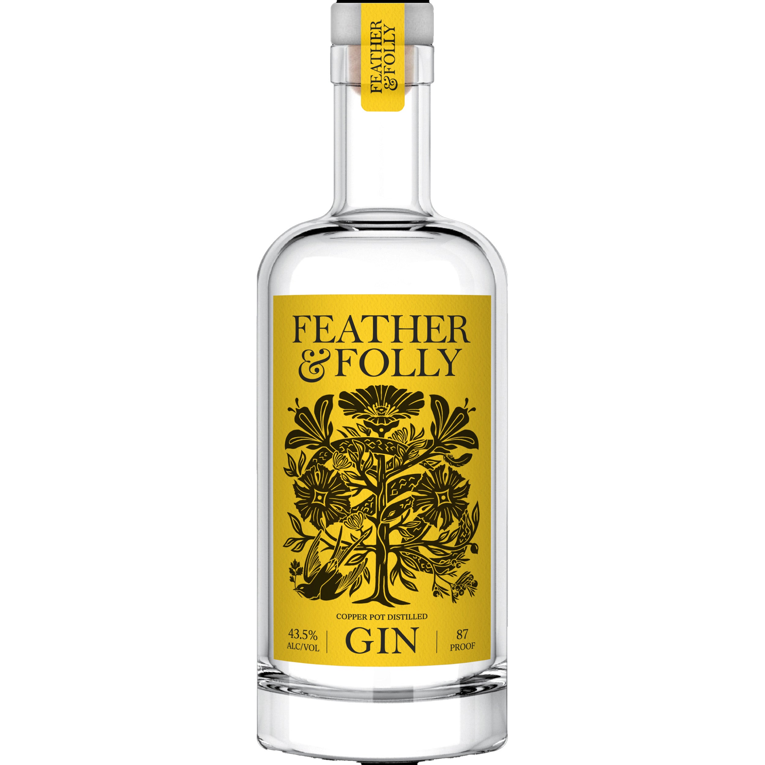 Feather & Folly Copper Pot Distilled Dry Gin – Chips Liquor