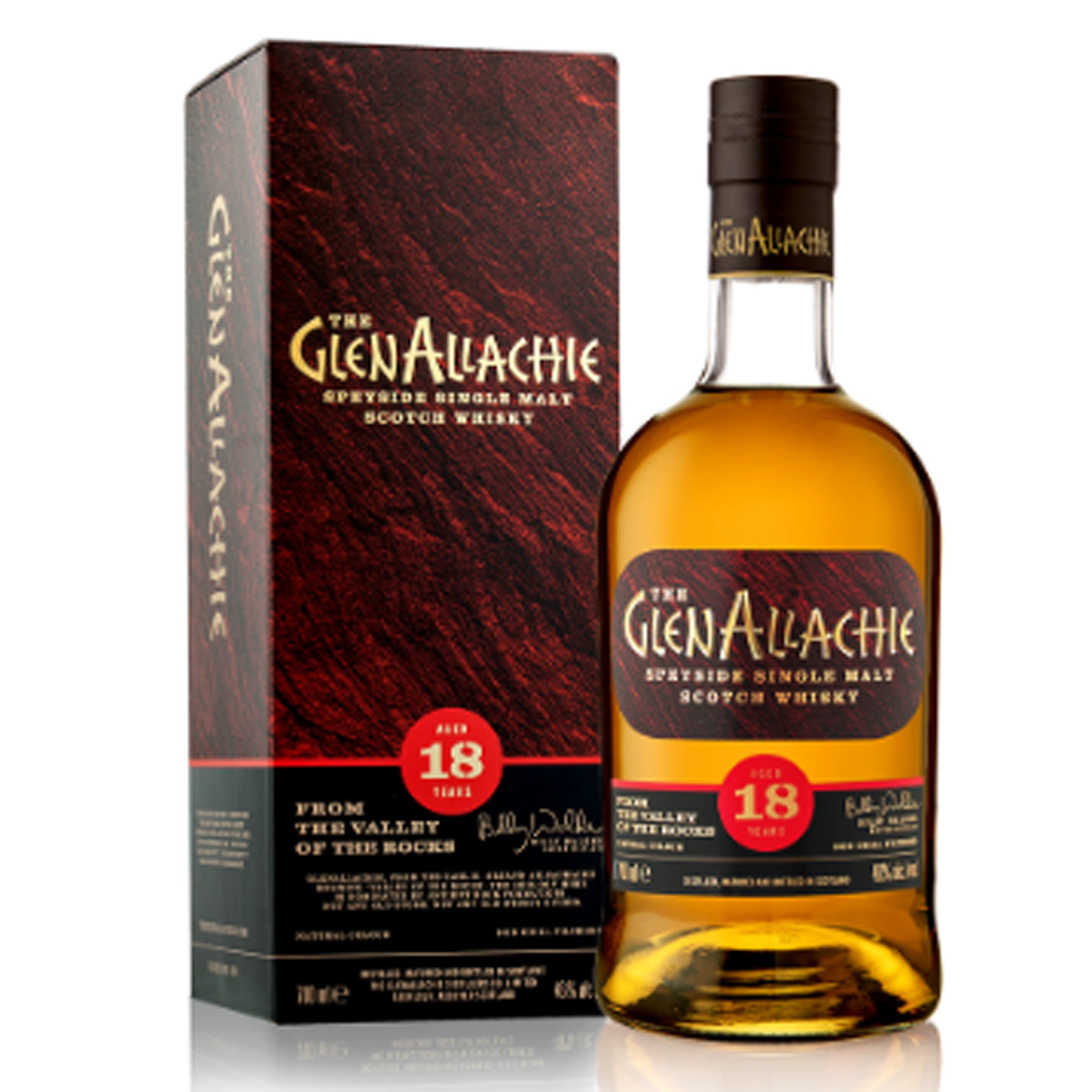 GlenAllachie 18 Year Old Speyside Single Malt Scotch Whisky
