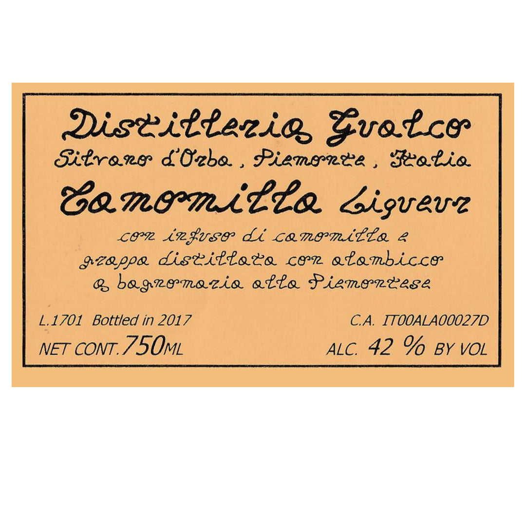 Distilleria Gualco Camomilla Liqueur