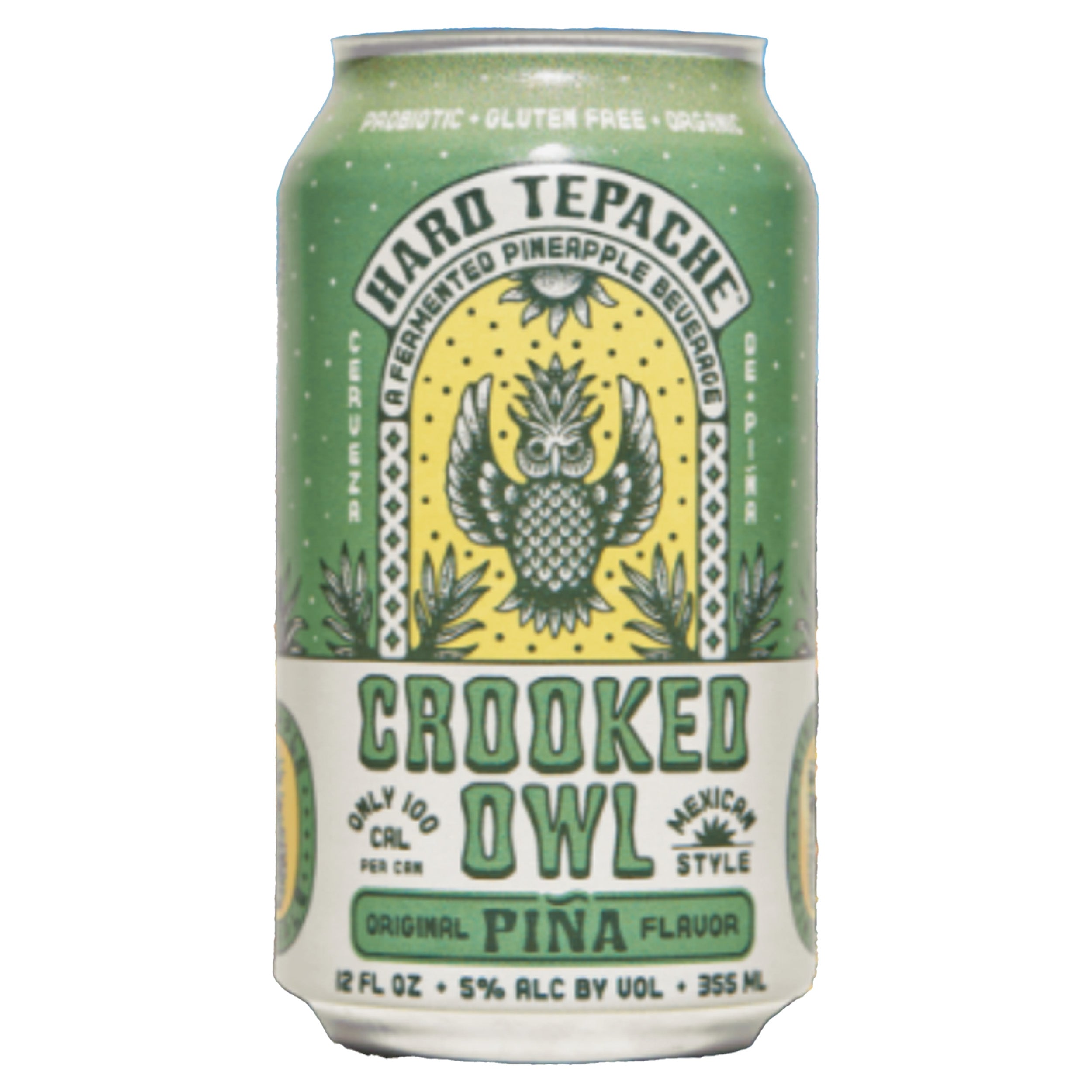 Crooked Owl Piña Hard Tepache (6-Pack)