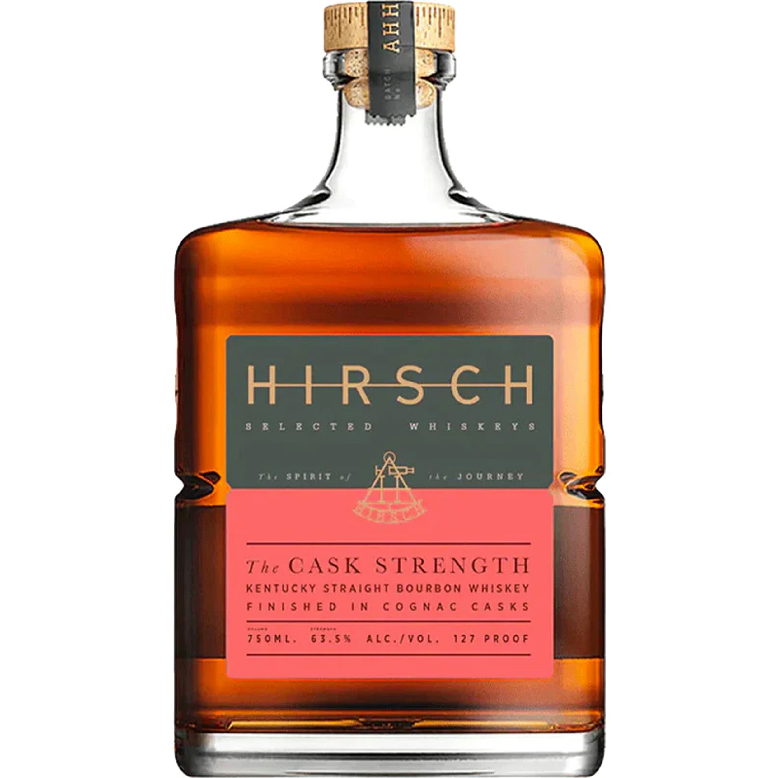 Hirsch 'The Cask Strength' Bourbon Whiskey Finished in Cognac Casks