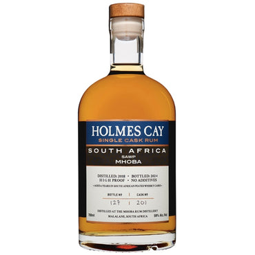 Product - Holmes Cay South Africa – MHOBA 2018 – Peated Whisky Cask Single Cask Rum