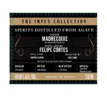 The Impex Collection Madrecuixe Felipe Cortes Mezcal