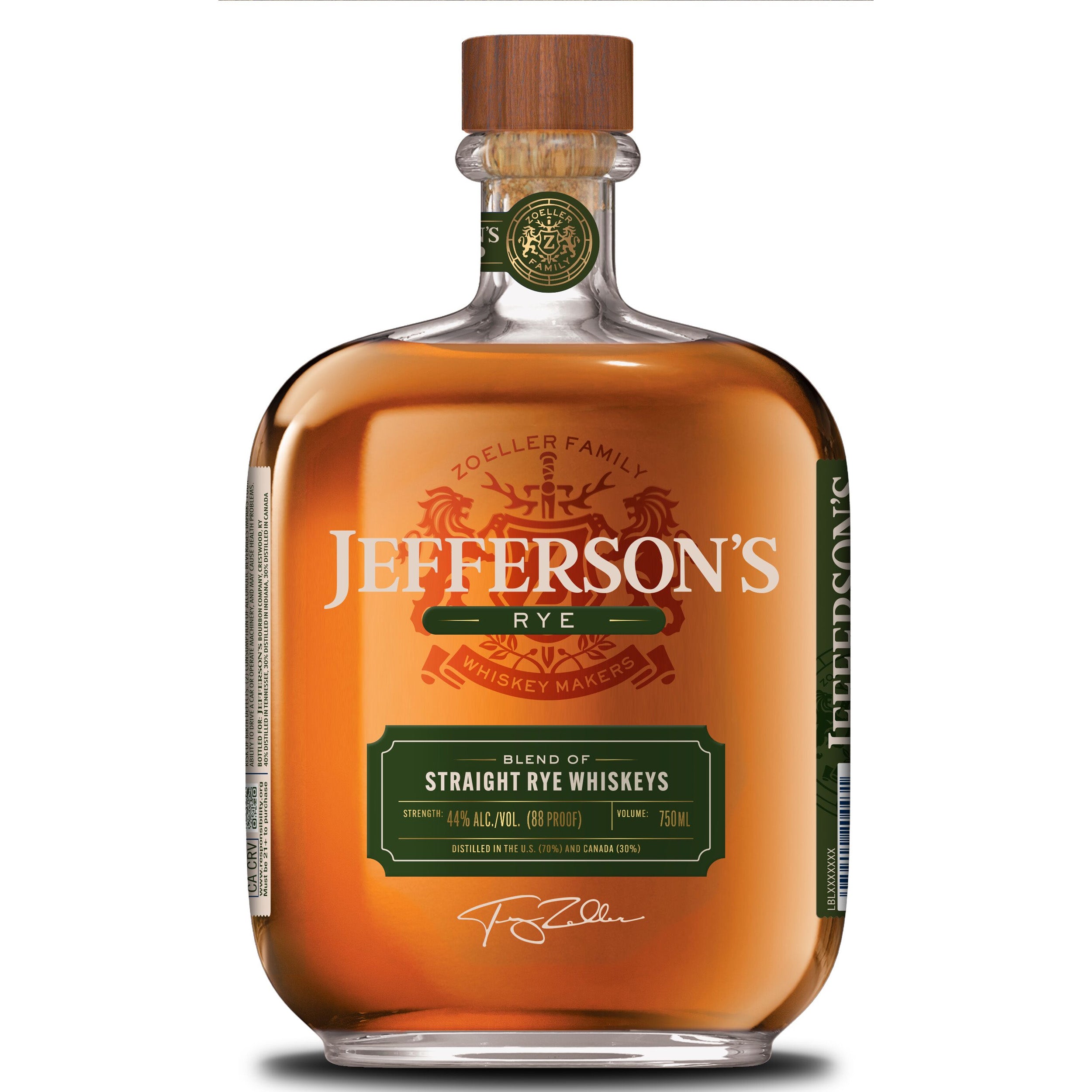 Jeffersons Rye Whiskey