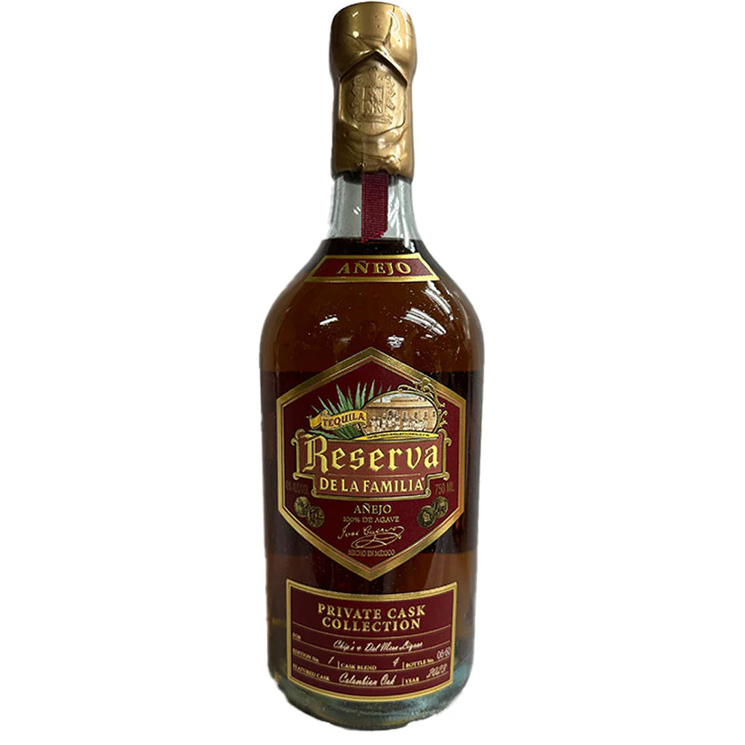 Jose Cuervo Reserva De La Familia Chips/Del Mesa Private Cask Collection Blend 4 Añejo Tequila