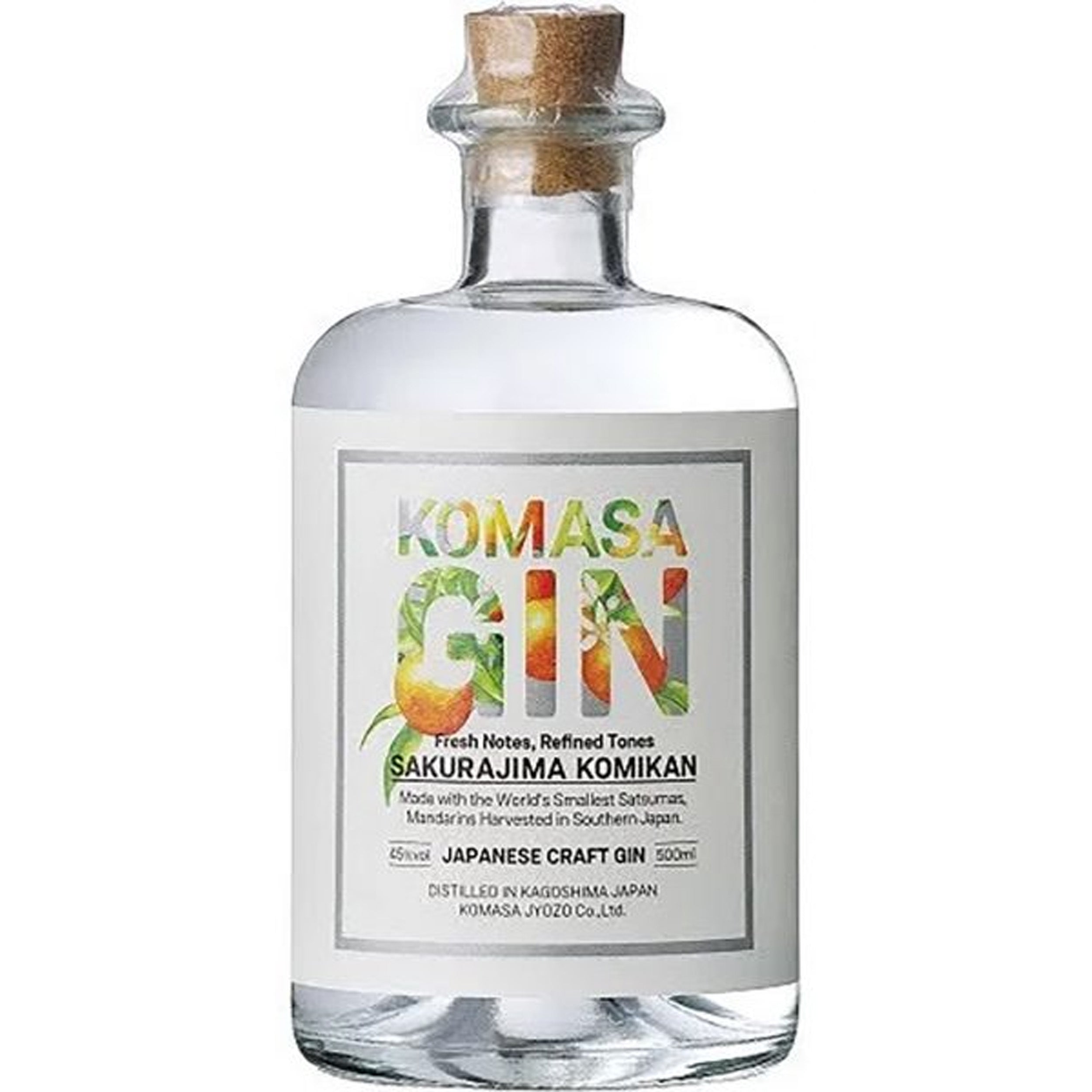 Komasa Sakurajima Komikan Japanese Craft Gin