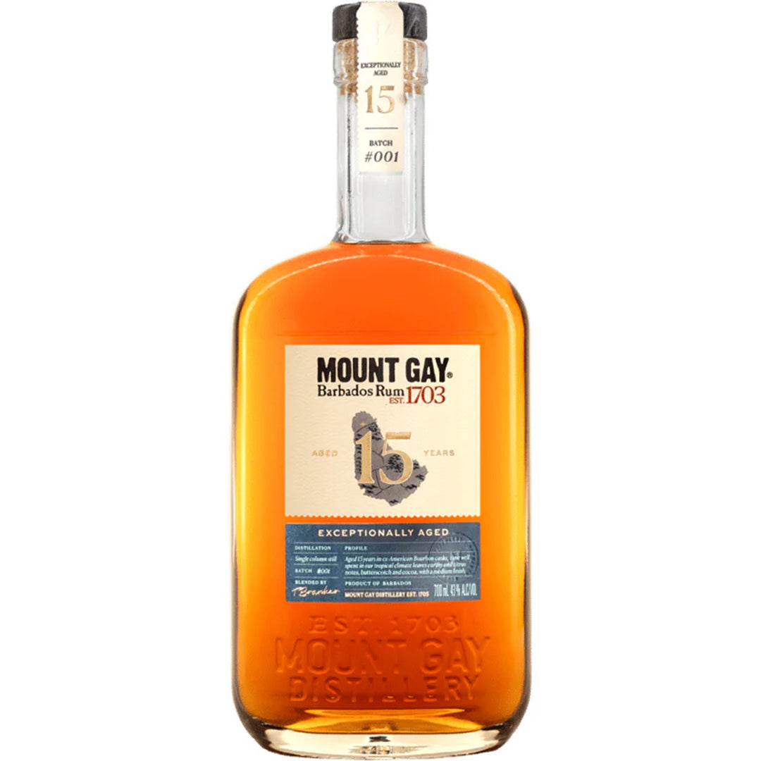 Mount Gay Exceptionally Aged 15 Year Old Rum