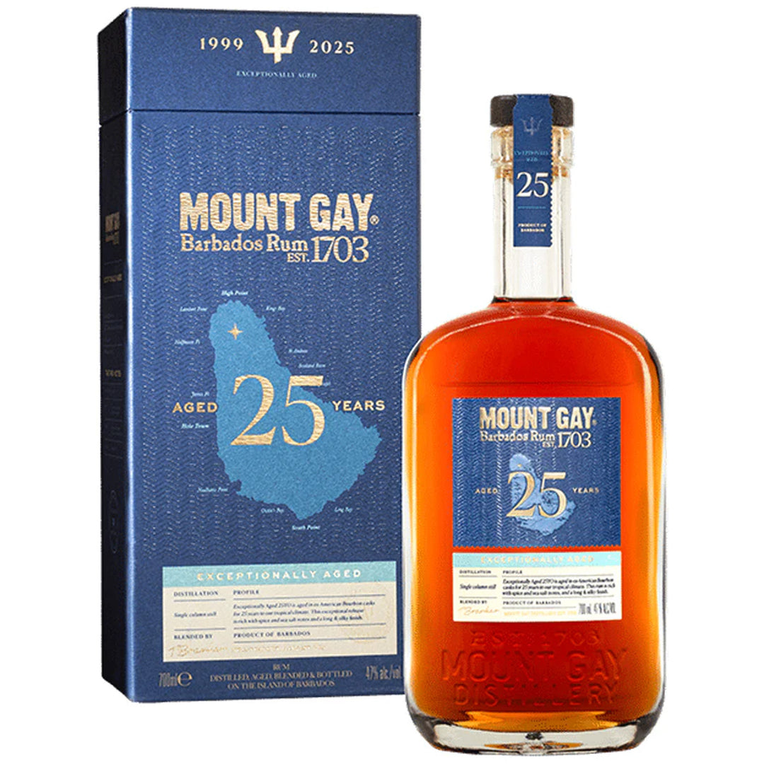 Mount Gay Exceptionally Aged 25 Year Old Rum