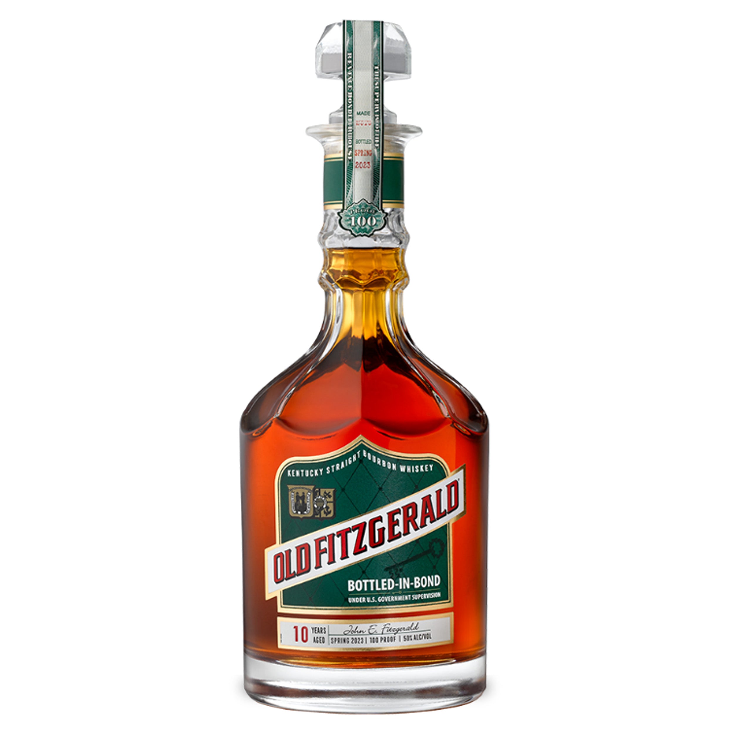 Old Fitzgerald Botted-In-Bond 10 Year Bourbon Whiskey