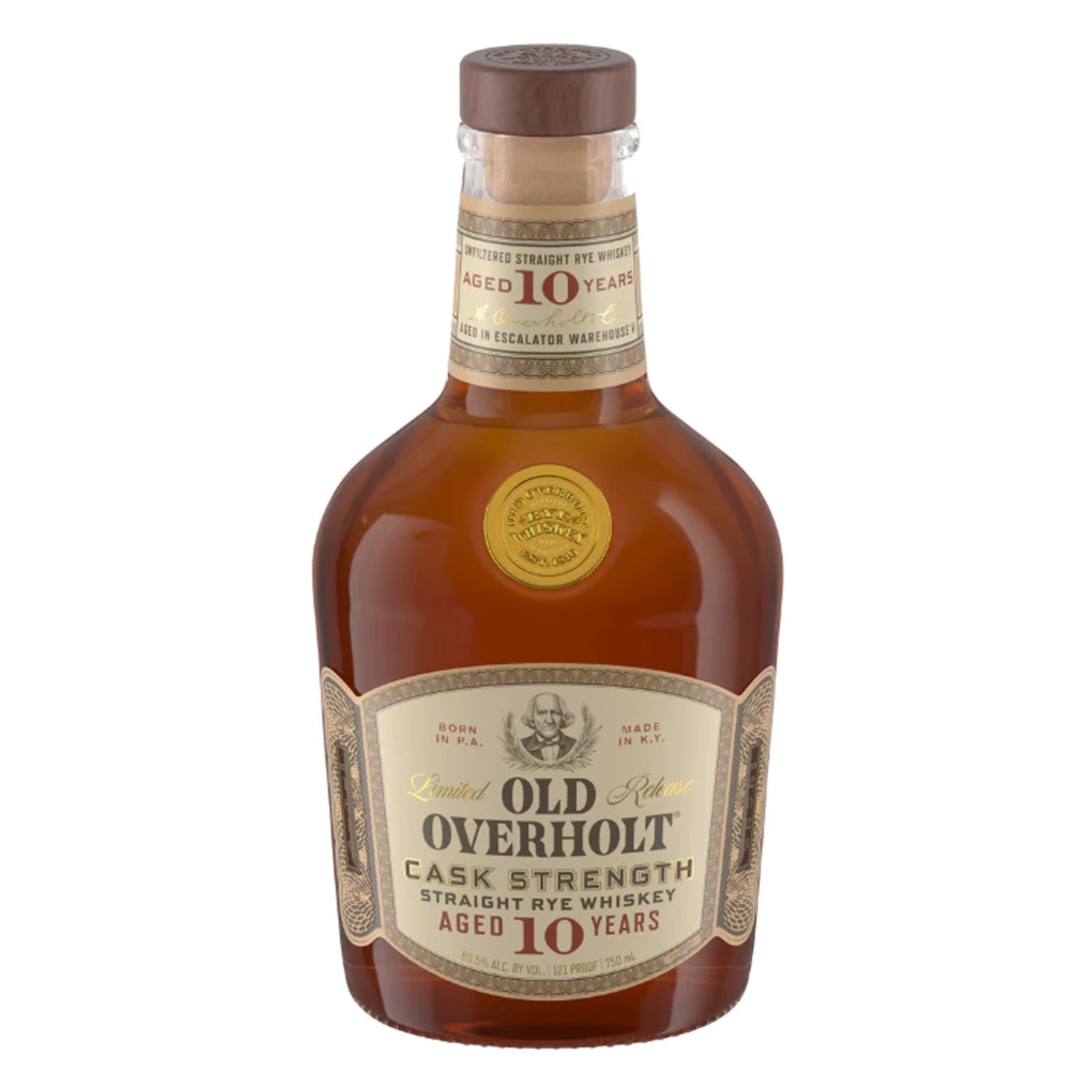 Old Overholt 10 Year Old Cask Strength Rye Whiskey