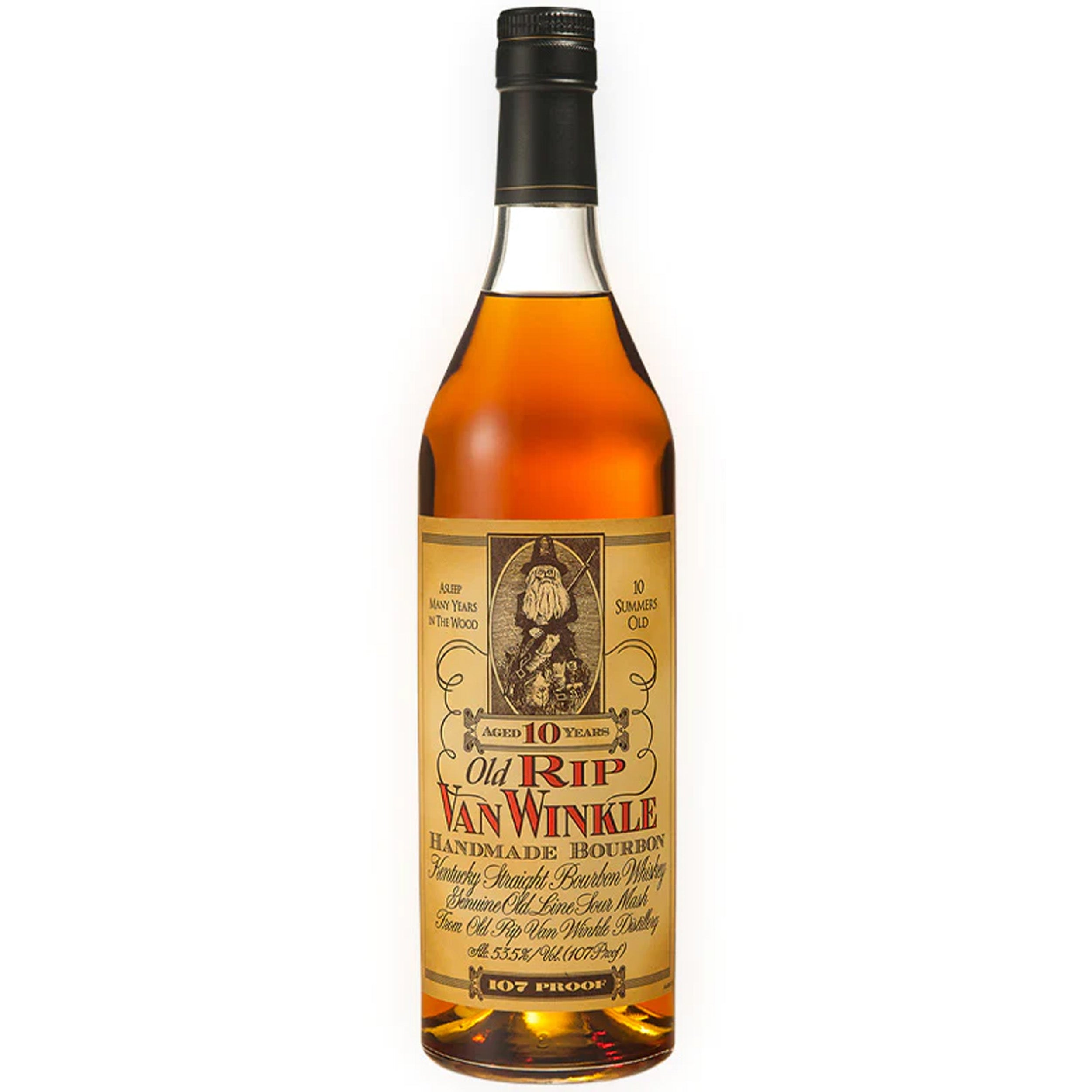 Old Rip Van Winkle 10 Year Old Bourbon Whiskey 2023