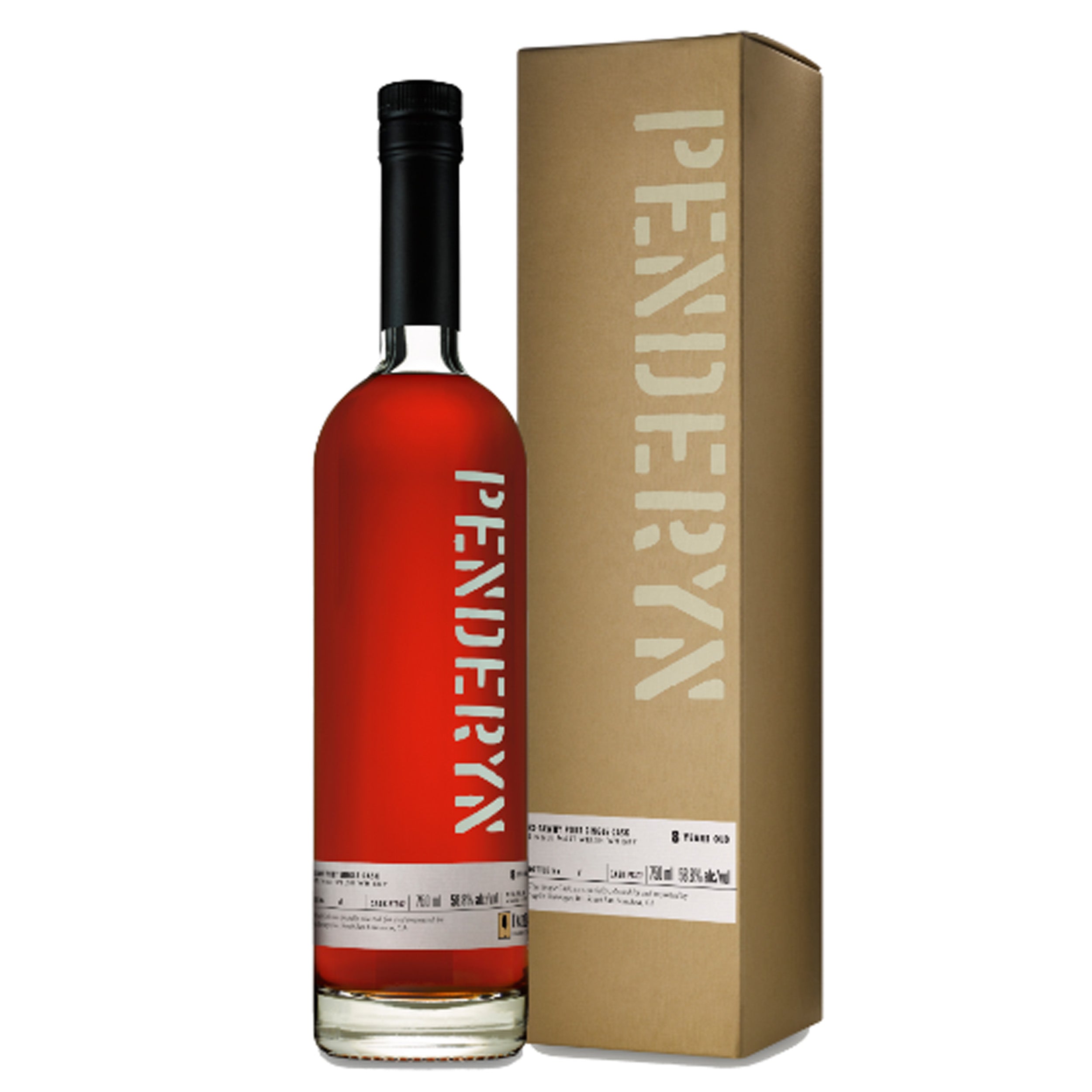 Penderyn Whisky 8 Year Old EX-Tawny Port Single Cask Single Malt Welsh Whisky Cask PT307