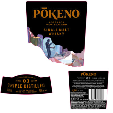 Pokeno Whisky Company Exploration Series No. 03 Triple Distilled