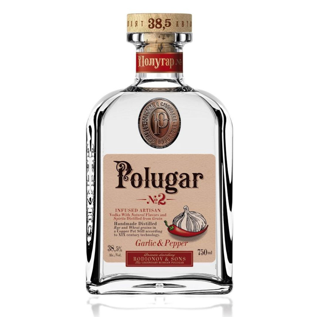 Polugar No.2 Garlic &amp; Pepper Vodka
