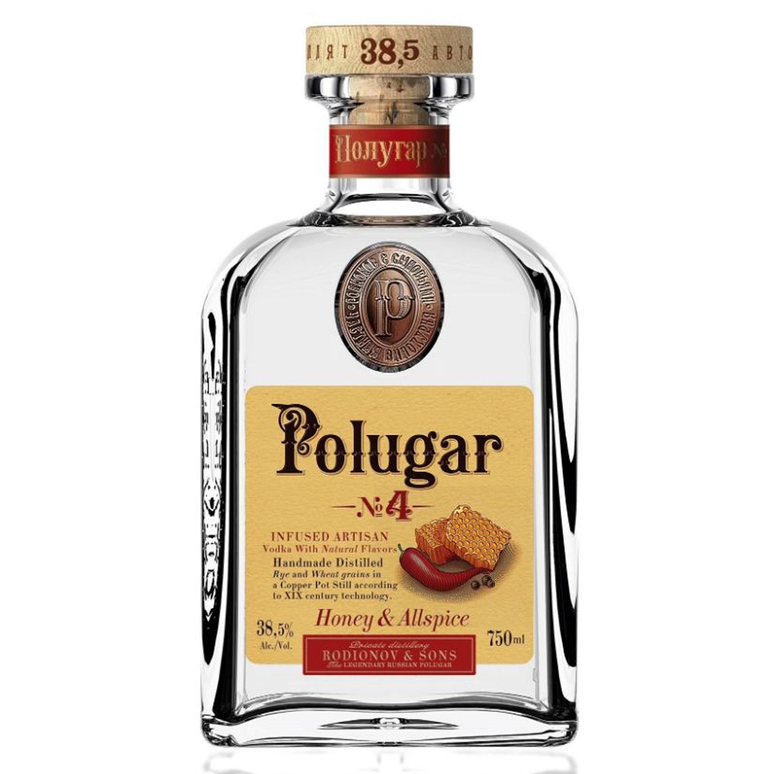 Polugar No.4 Honey & Allspice Vodka