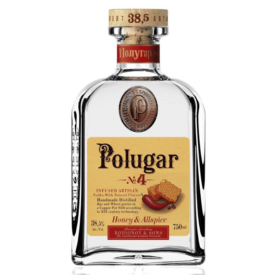 Polugar No.4 Honey &amp; Allspice Vodka