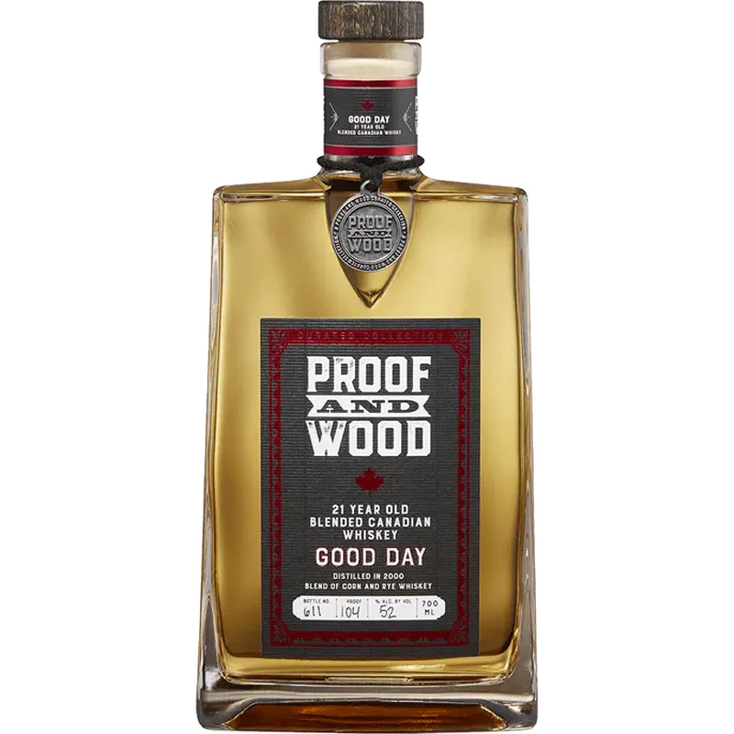 Proof & Wood Good Day 21 Year Old Canadian Whiskey
