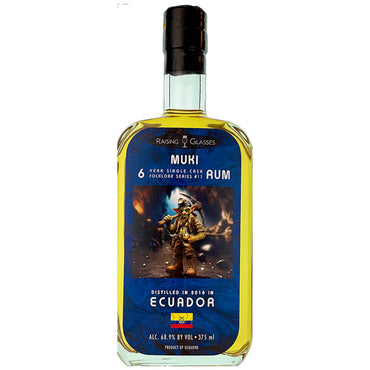 Product - Raising Glasses Muki 6yr Ecuadorian Single Cask Rum