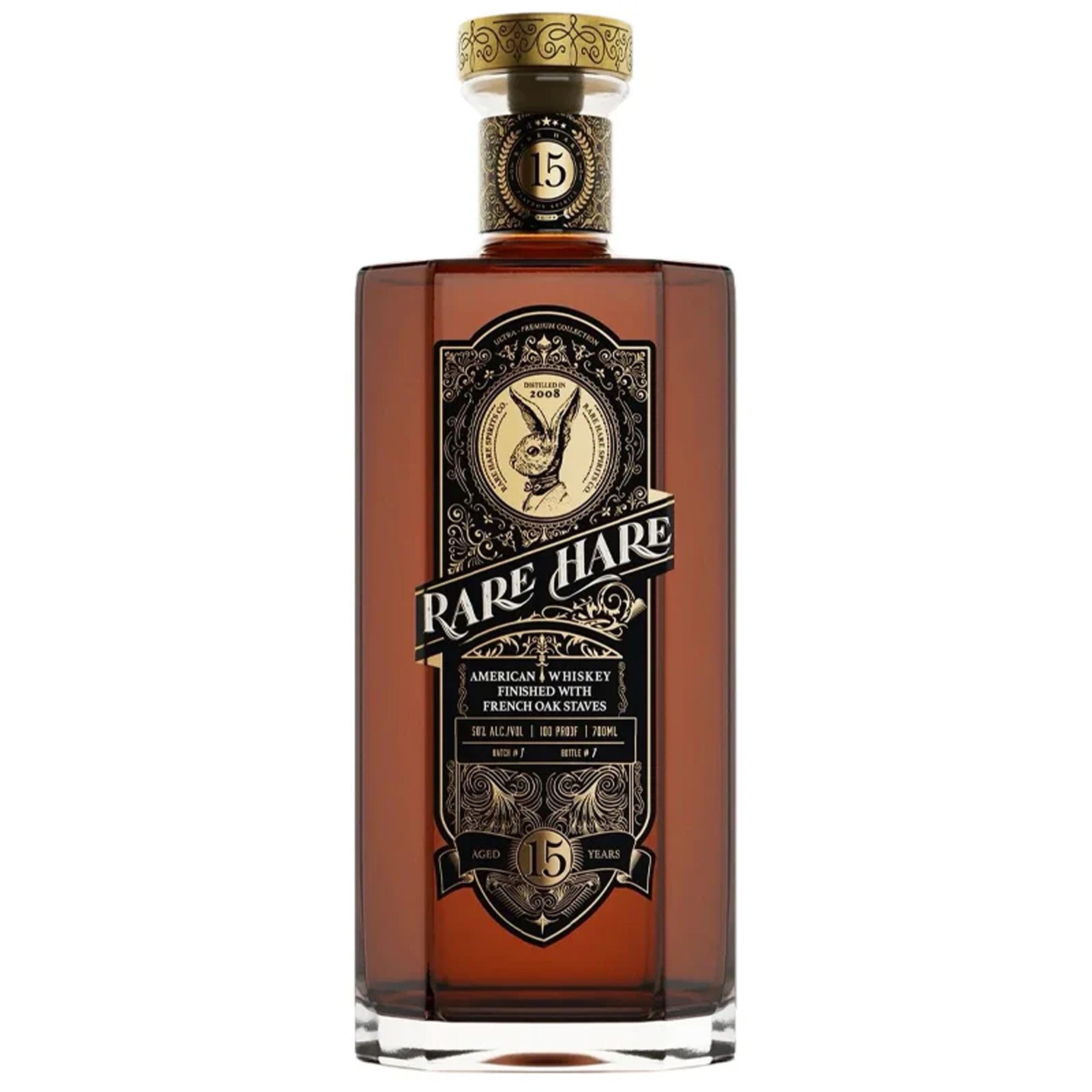 Rare Hare 15 Year Old American Whiskey Finished in French Oak Staves
