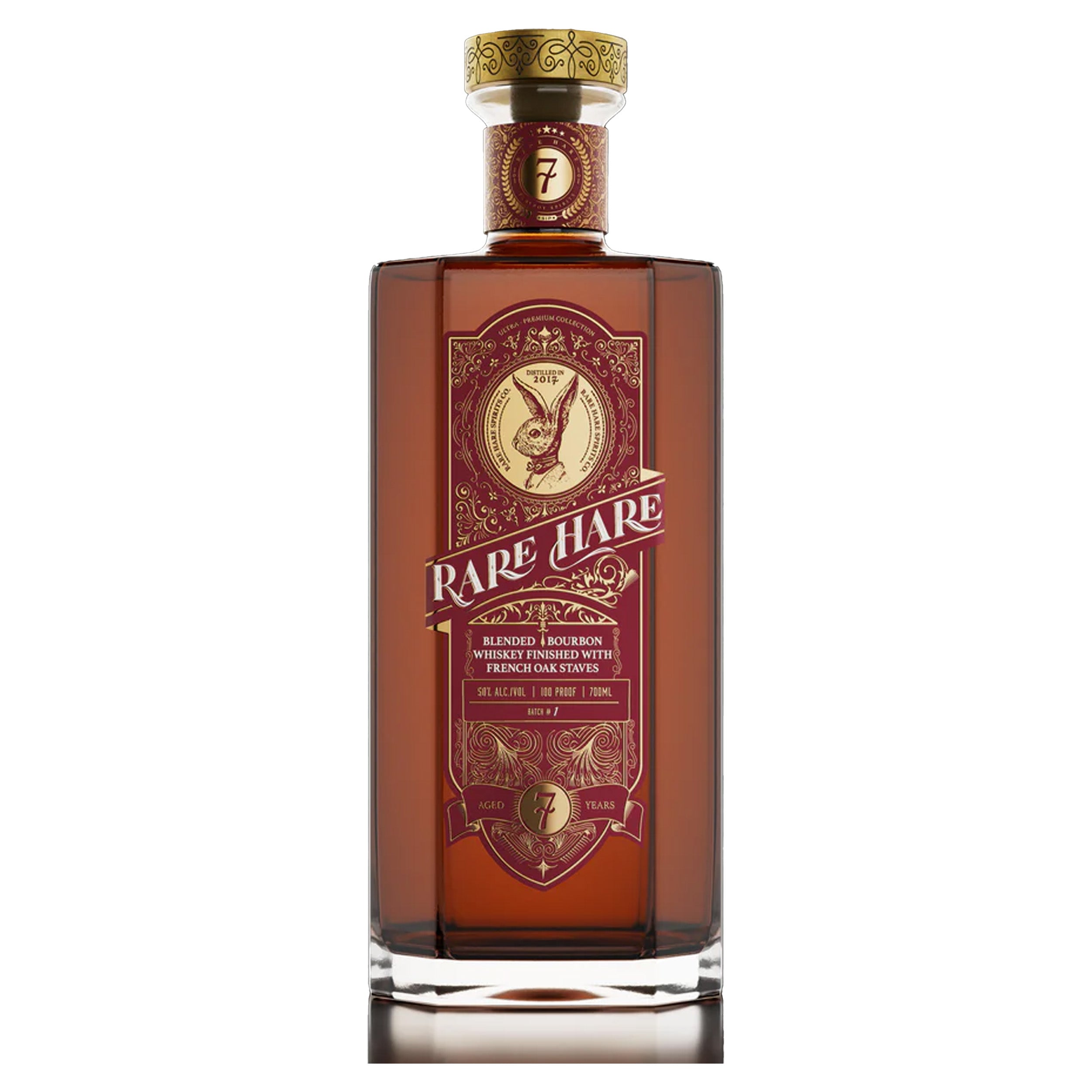 Rare Hare 7 Year Blended Bourbon Finished With French Oak Staves