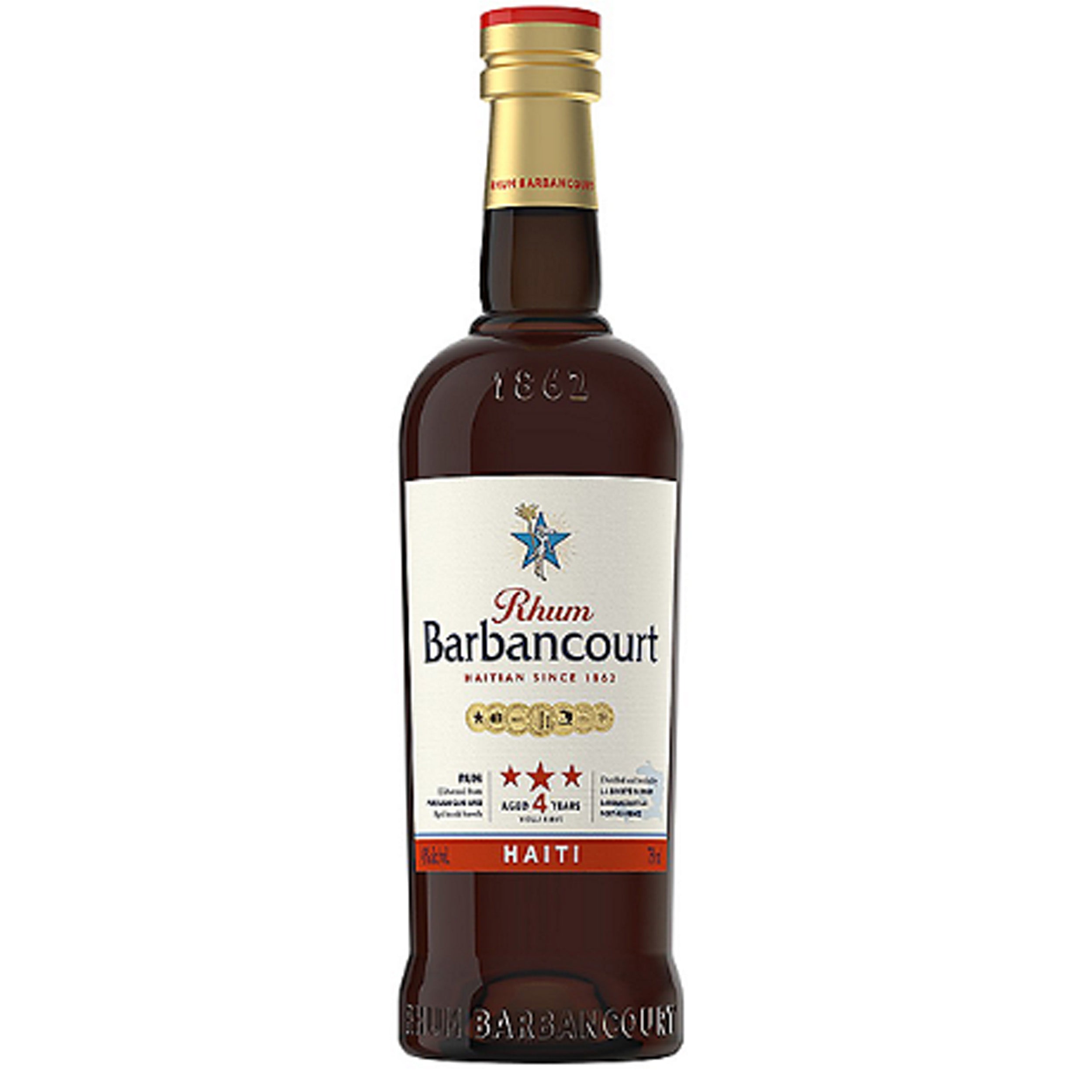 Rhum Barbancourt 4 Year Aged Three Star Rum