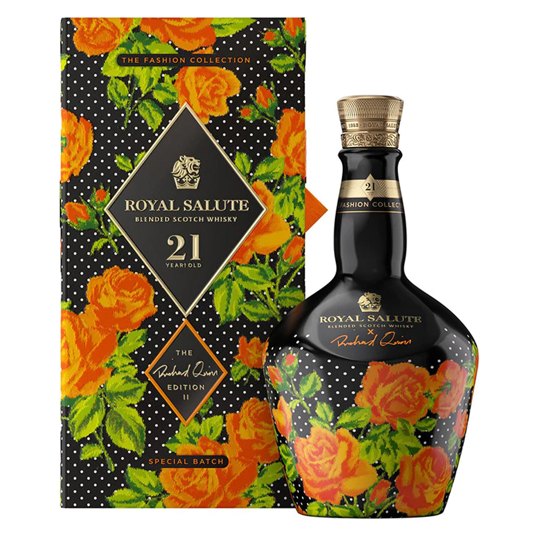 Chivas Regal Royal Salute 21 Year Old The Richard Quinn Edition II Orange Roses
