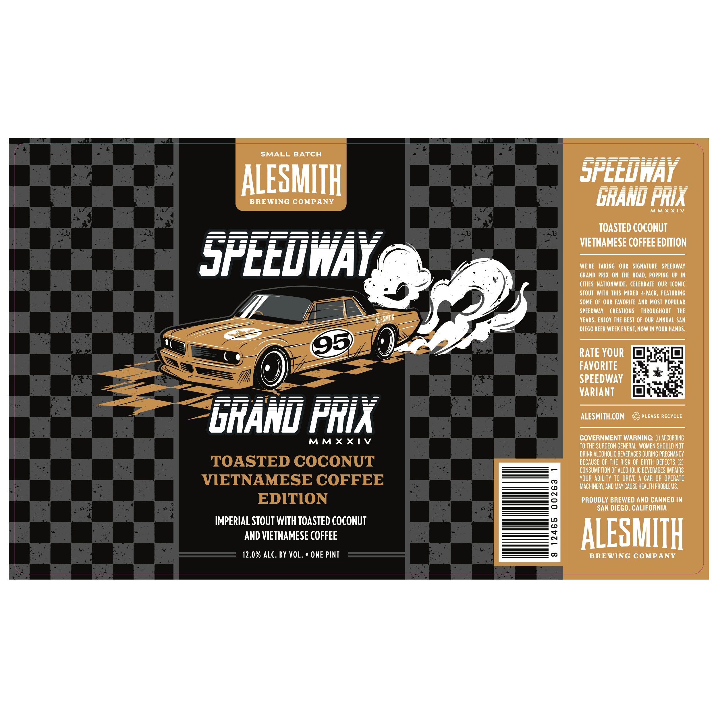 Alesmith Brewing Speedway Grand Prix Toasted Coconut Vietnamese Coffee Edition