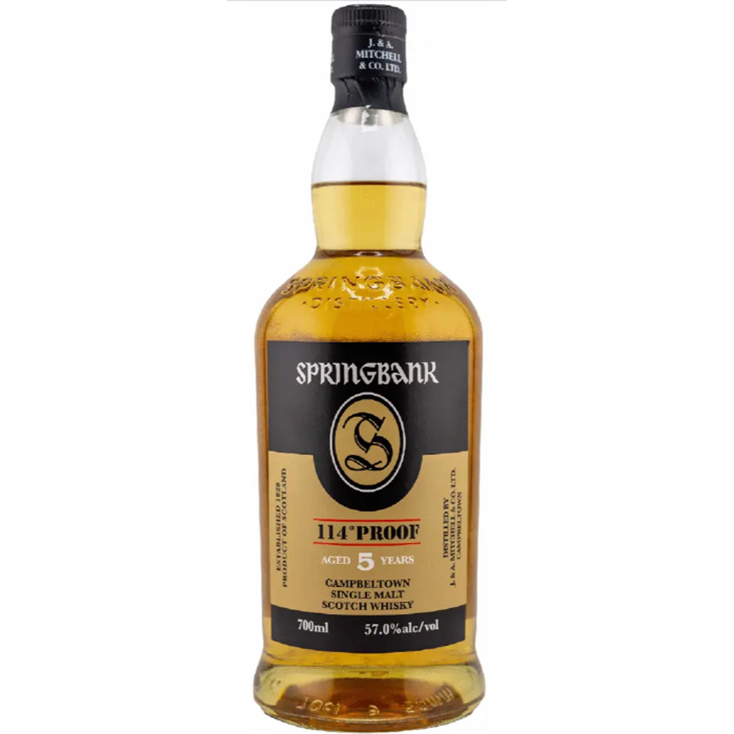 最安値 SPRINGBANK 100° PROOF 5 YEARS 700ml Springbank 5 Year Single Malt Scotch | Buy | Chips Liquor